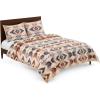 imagePendleton Shadow Peak FullQueen Lightweight Quilt Set Soft Cotton Bedding Cover Rustic Home Decor Luxury Coverlet Cozy Quilt and Pillow Shams Set FullQueen BlackFog