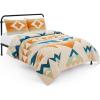 imagePendleton Solstice Canyon FullQueen Quilt Bedding Set  3Piece Colorful Western Patterned Bedspread ampamp Pillow Shams Reversible 100 Cotton TanBlue
