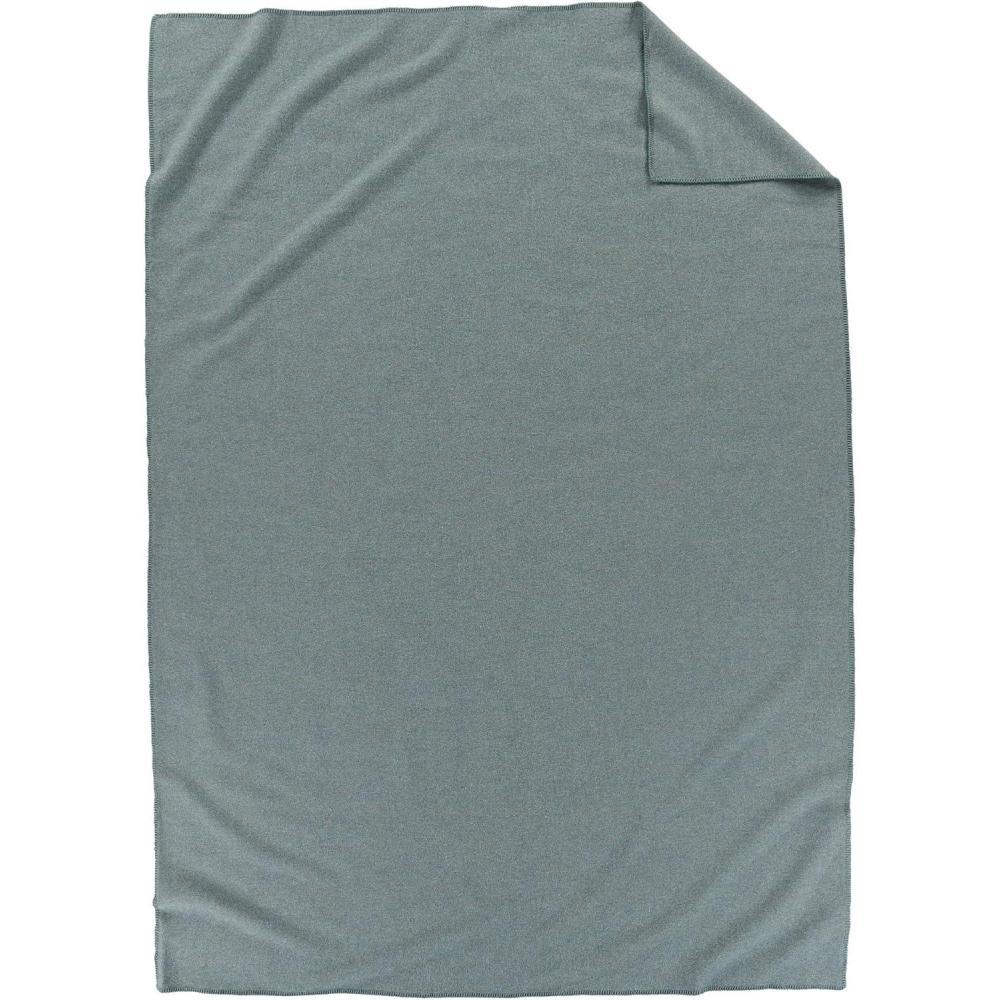 imagePendleton EcoWise Easy Care Wool Blanket FullQueen 90quot x 96quot100 Wool with Whipstitch BindingAll Season Machine WashableSoft Blanket for Home and Outdoor AdventuresMidnight Navy StripeShale Blue