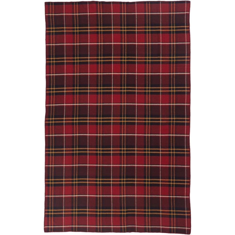 imagePendleton EcoWise Easy Care Wool Blanket FullQueen 90quot x 96quot100 Wool with Whipstitch BindingAll Season Machine WashableSoft Blanket for Home and Outdoor AdventuresMidnight Navy StripeLodge Plaid