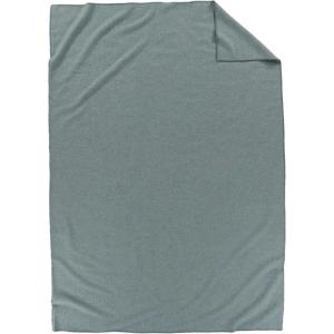 Pendleton Eco-Wise Easy Care Wool Blanket Full/Queen 90″ x 96″-100% Wool with Whipstitch Binding,All Season Machine Washable,Soft Blanket for Home and Outdoor Adventures-Midnight Navy Stripe(Shale Blue)