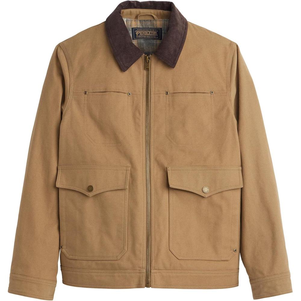 imagePendleton Mens Carson City Ranch Coat Rugged 12oz Cotton CanvasOld Oak