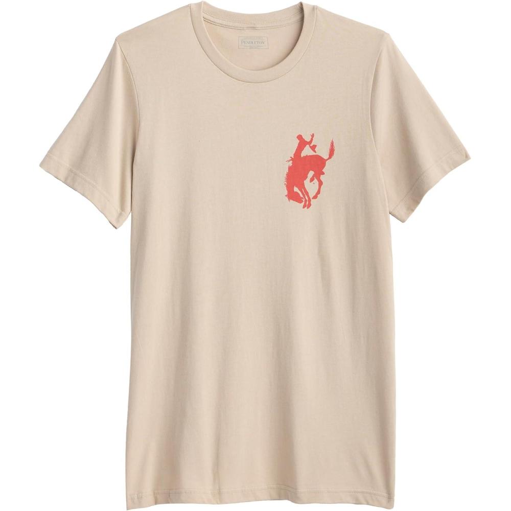 imagePendleton Mens Vintage Logo ampamp Heritage Graphic TShirtTanRed