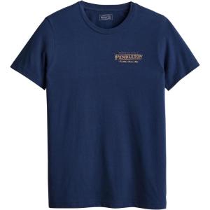 Pendleton Men’s Vintage Logo & Heritage Graphic T-Shirt(Navy / Gold)