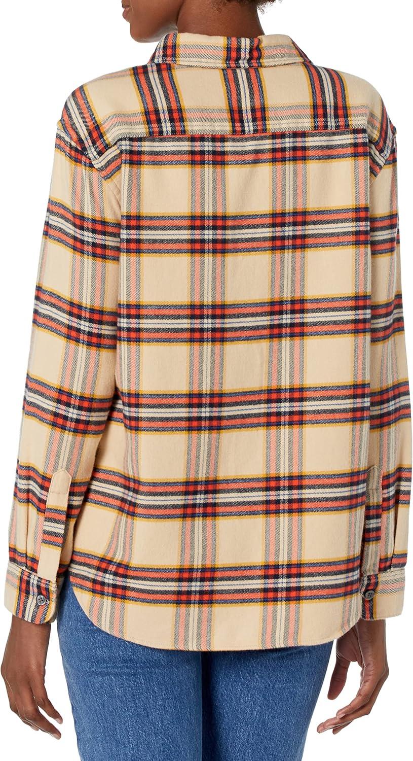 imagePENDLETON Womens Long Sleeve Girlfriend Cotton Flannel Shirt