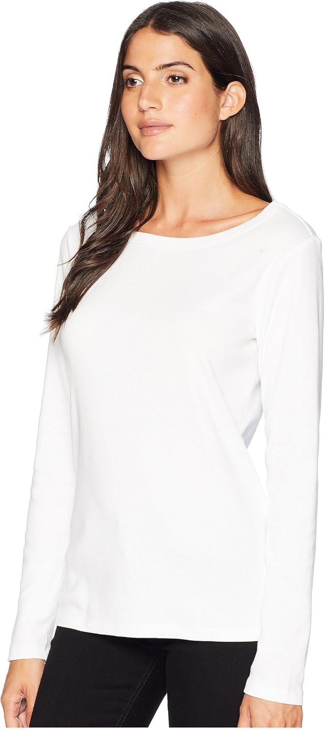 imagePENDLETON Womens LongSleeve Cotton Rib Crew Tee