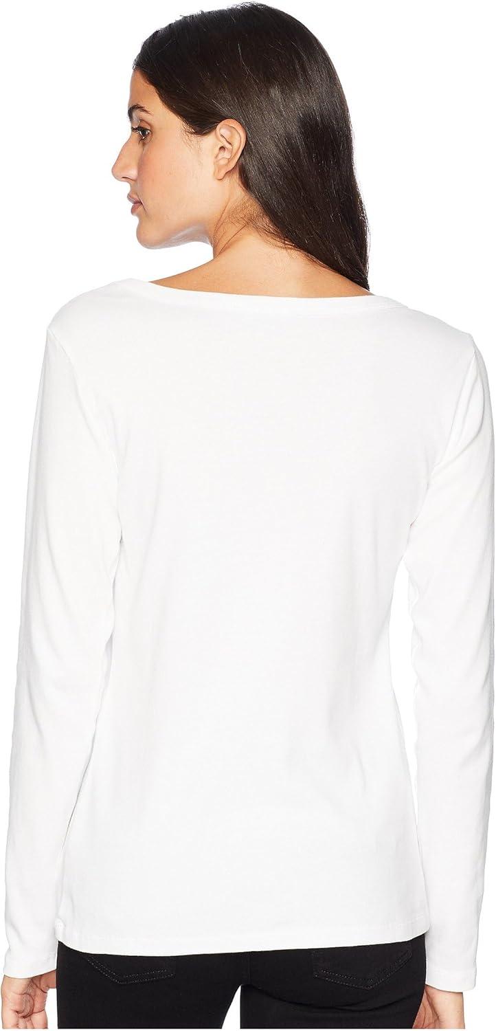 imagePENDLETON Womens LongSleeve Cotton Rib Crew Tee
