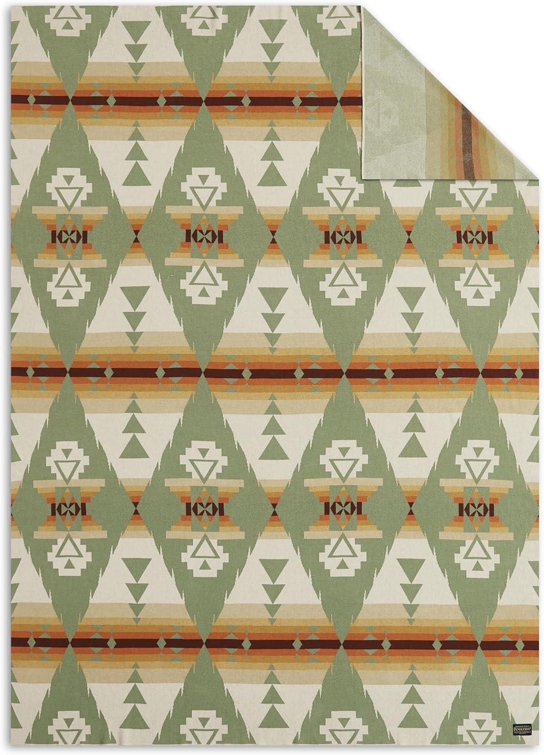imagePendleton Siskiyou Cotton Throw Blanket Soft Lightweight Decorative Blanket for Sofa Couch or Bed Machine Washable Cozy Fall Throw for Living Room Bedroom Dcor ampamp Gifts for Women 50quot x 70quotSage Green