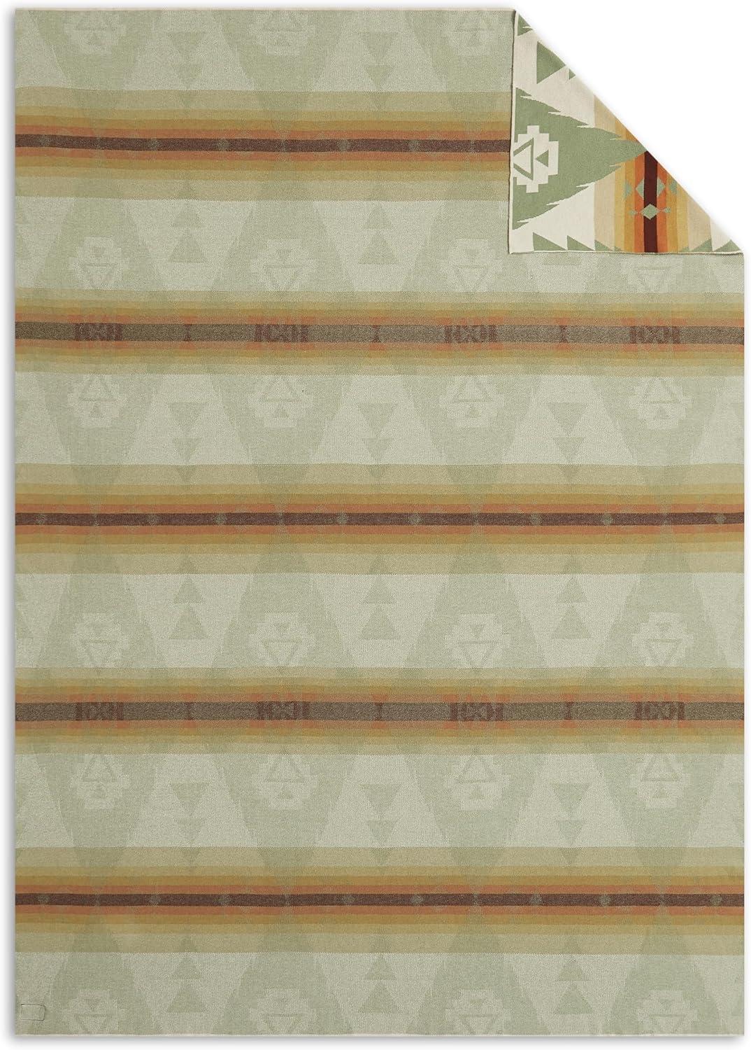 imagePendleton Siskiyou Cotton Throw Blanket Soft Lightweight Decorative Blanket for Sofa Couch or Bed Machine Washable Cozy Fall Throw for Living Room Bedroom Dcor ampamp Gifts for Women 50quot x 70quotSage Green