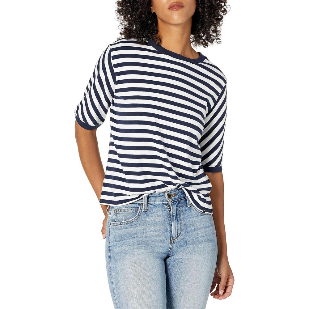 imagePENDLETON Womens Short Sleeve Deschutes Stripe Cotton Tee