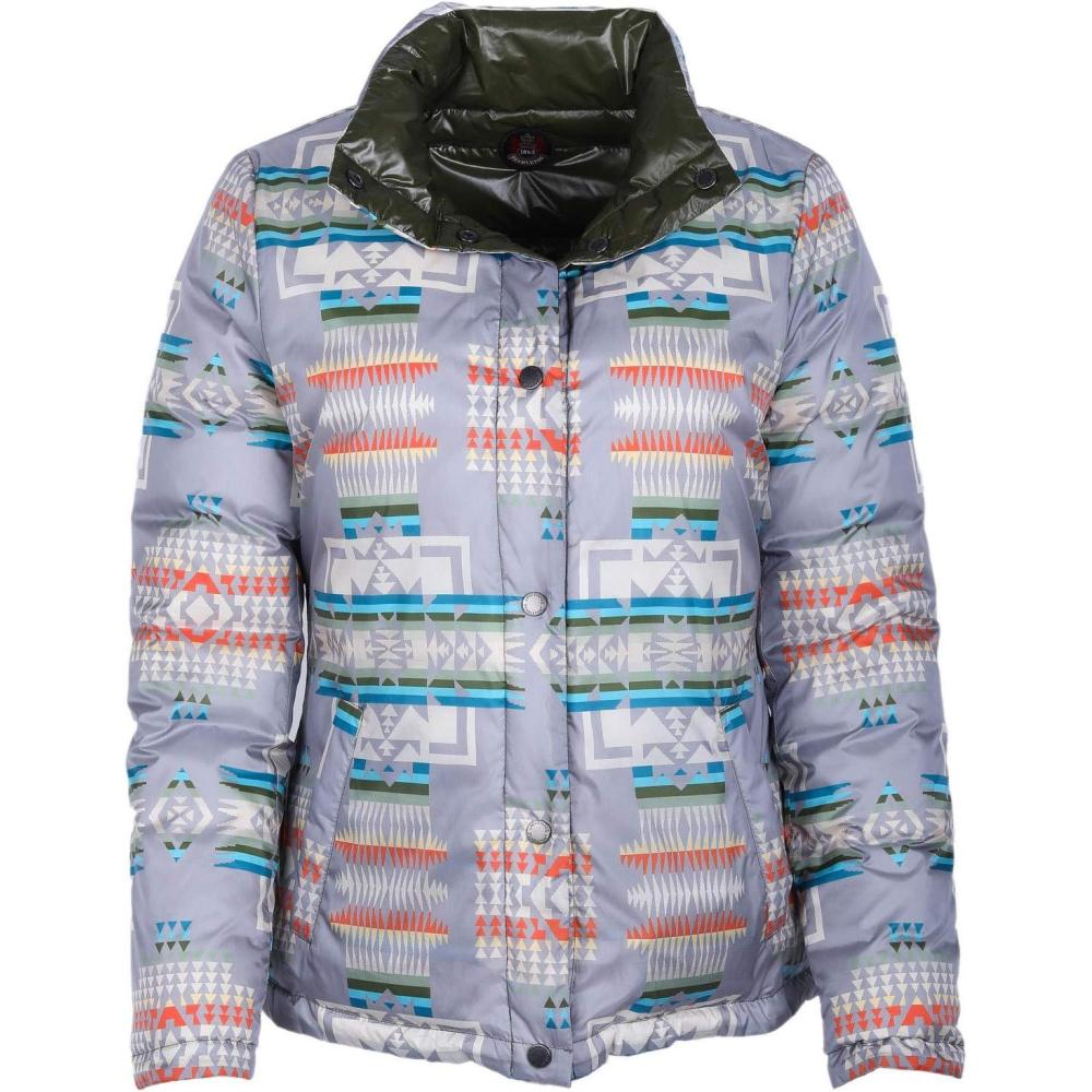 imagePendleton Bitterroot Baseball Reversible Pack Into a Small Bag Jacket Grey Ground XLarge