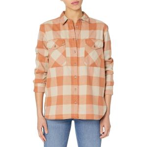 PENDLETON Women’s Elbow Patch Cotton Flannel Shirt