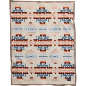 Pendleton Chief Joseph Crib Blanket 32″ x 44″ – Wool Cotton, Lightweight, Reversible, Soft and Durable Baby Blanket for Home and Travel – Rosewood(Chief Joseph Rosewood)