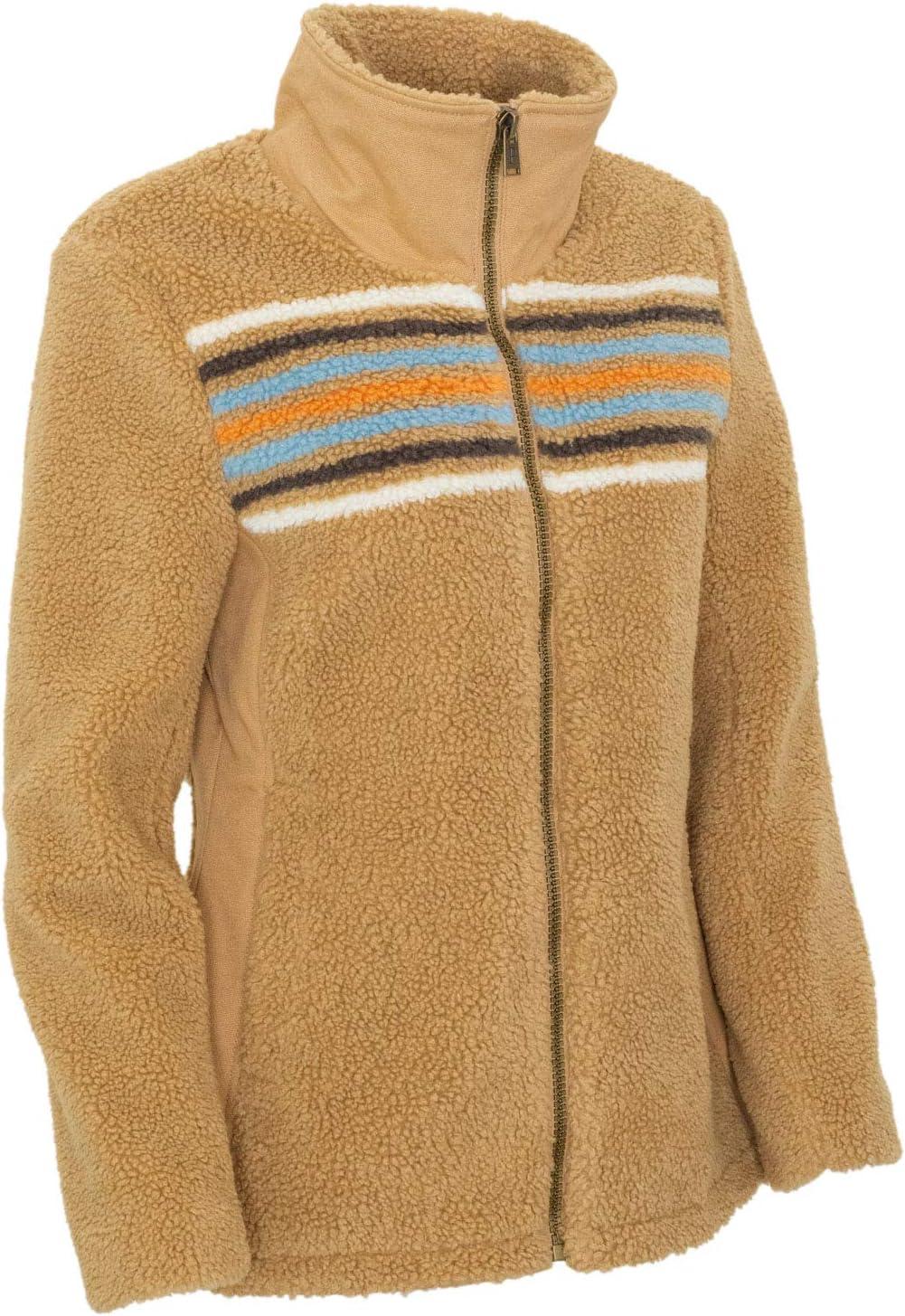 imagePendleton Brooke Fitted Canvas ampamp Sherpa Jacket with DWR Finish Chimayo Medium