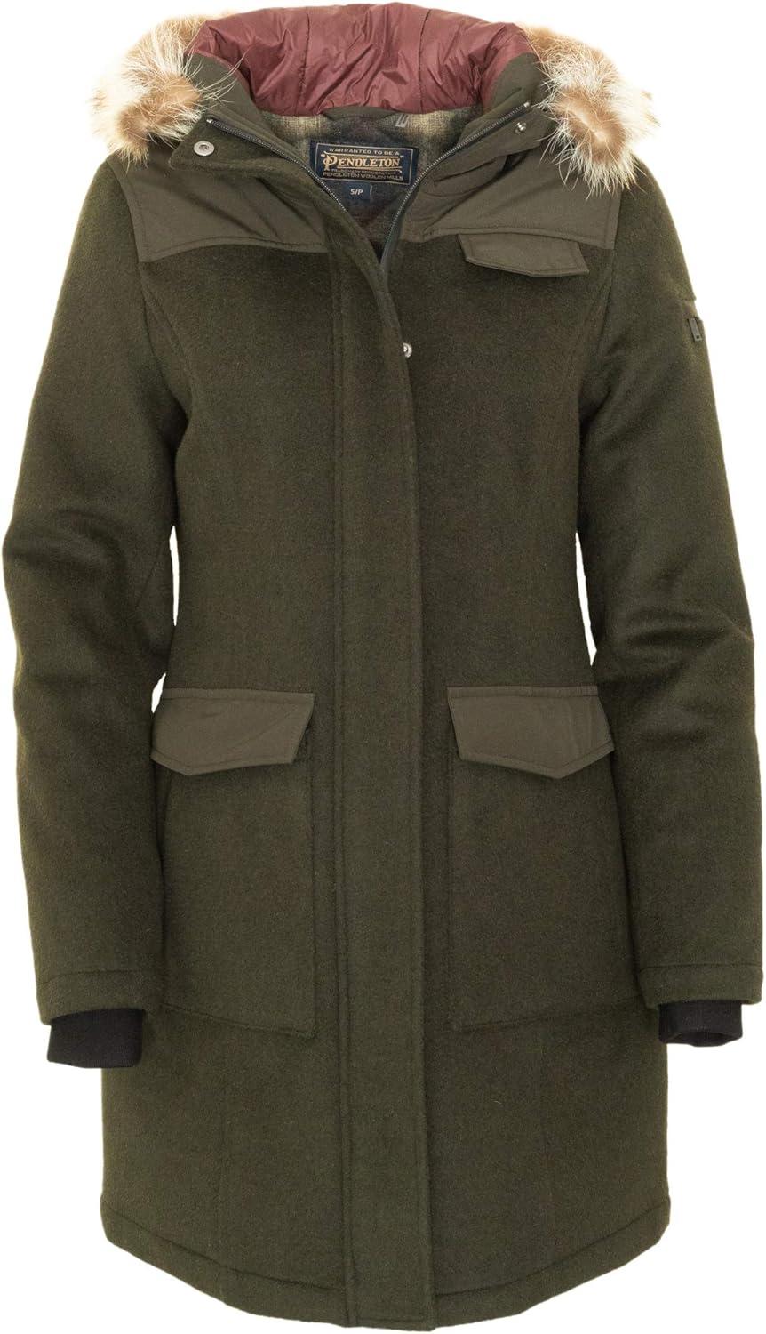 imagePendleton Taos Cascade Cloth Hybrid Parka With Detachable Hood Kalamatra Medium