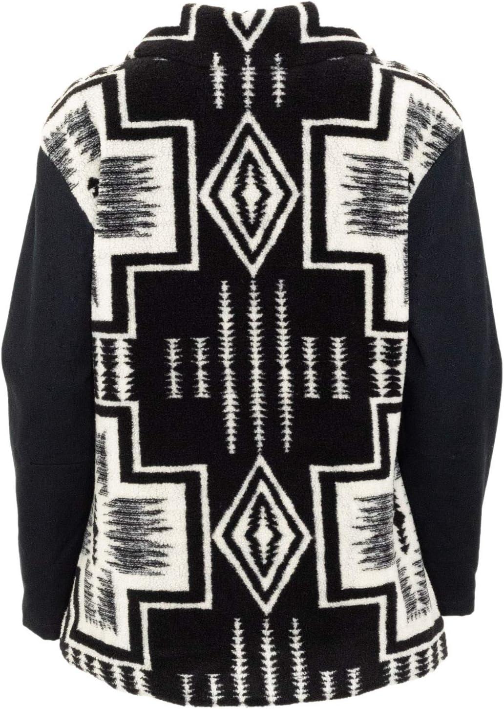 imagePendleton Womens Pueblo Canvas ampamp Sherpa Club Collar Jacket with DWR FinishIvory Harding