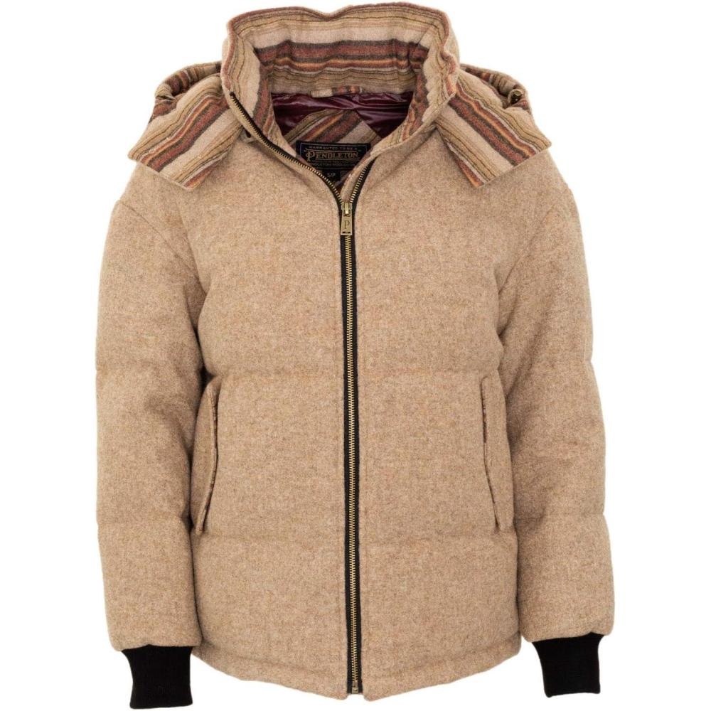 imagePendleton Oak Brook Removable Hooded Puffer Jacket Wheat Small