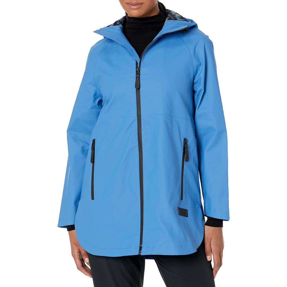 imagePendleton Womens Shoalwater Hooded Rain TopperMarine Blue