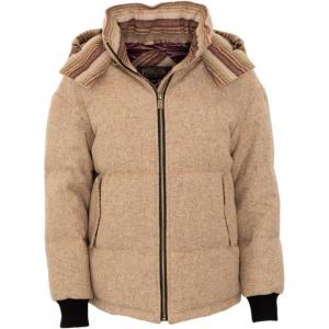 Pendleton, Oak Brook Removable Hooded Puffer Jacket, Wheat, Small