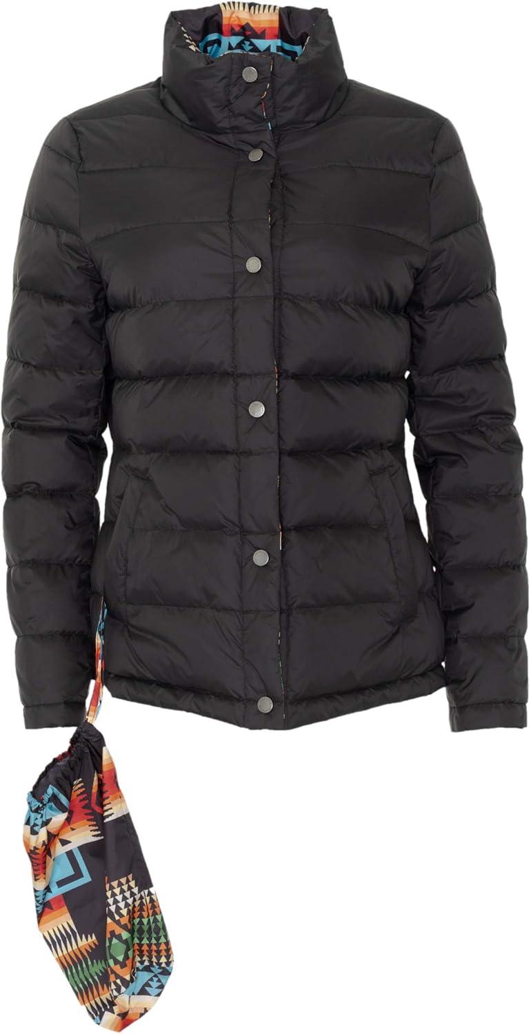 imagePendleton Bitterroot Baseball Reversible Pack Into a Small Bag Jacket Black Ground XLarge