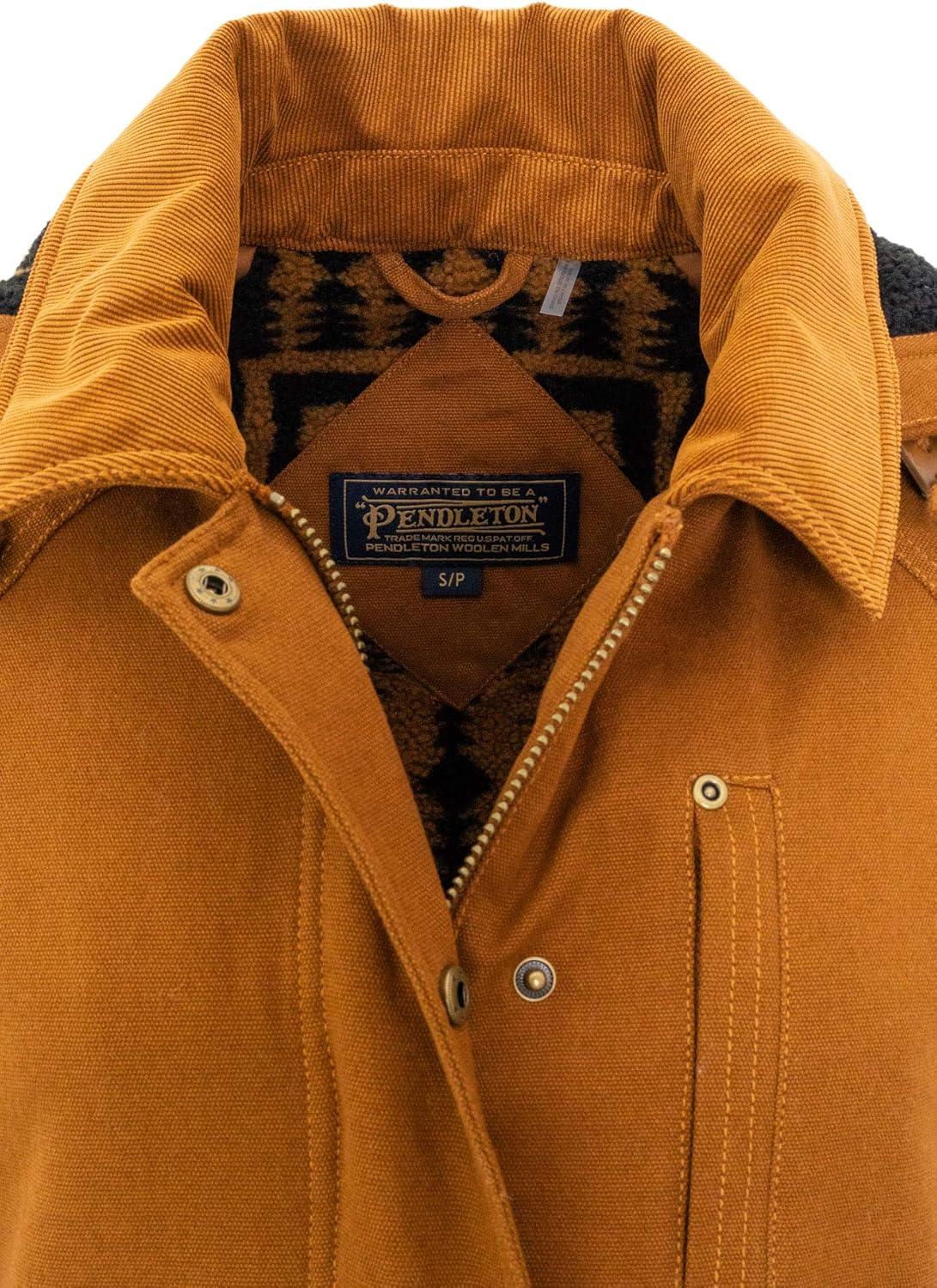 imagePendleton St Helena Raglan Duster With Corduroy Trim and Waterproof TPUDWRWhiskeyBreen