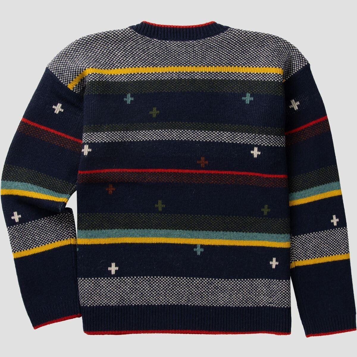 imagePendleton Womens Bridger Stripe Lambswool Sweater Navy Heather Stripe XL