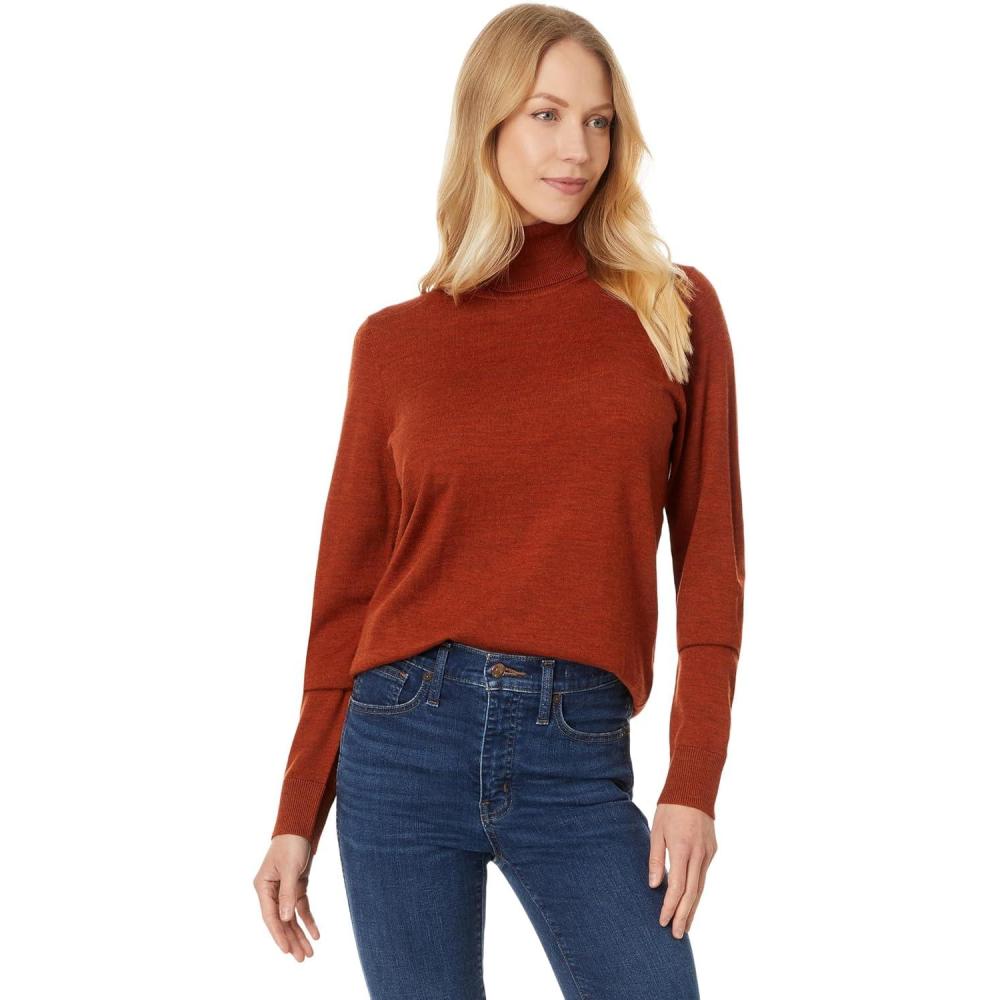imagePendleton Womens Merino Turtleneck Arabian Spice Heather XL