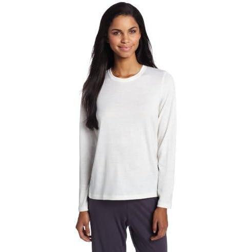imagePendleton Womens Ultralight Merino Wool Jewel Neck Pullover SweaterIvory