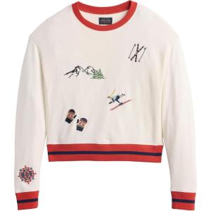 PENDLETON womens Graphic French Terry Pullover(Ivory)