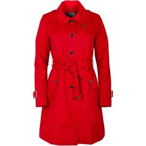 Pendleton Outerwear Womens Bridgeport Critically Seam Sealed Rain Trench Coat, RED, Large