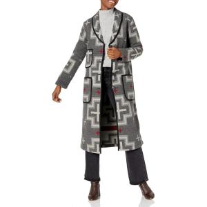 Pendleton Women’s Jacquard Shawl Collar Duster Coat(San Miguel Jacquard)