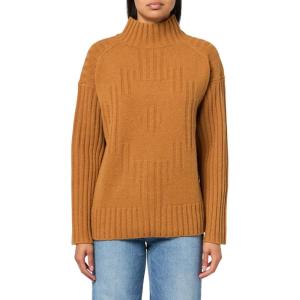 Pendleton Womens Oversized Mockneck Pullover(Brown Sugar)
