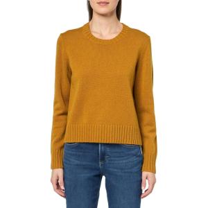 Pendleton Womens Relaxed Shetland Crew Pullover(Deep Gold)