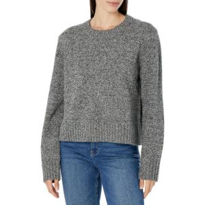 Pendleton Womens Relaxed Shetland Crew Pullover(Pepper Marl)