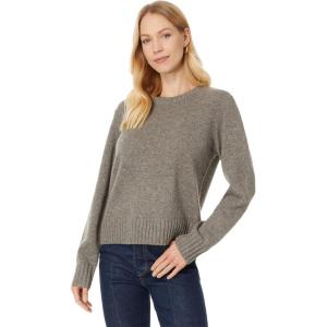 Pendleton Womens Relaxed Shetland Crew Pullover(Stone Heather)