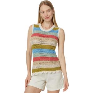 Pendleton Women’s S/L Stripe Sweater(Sandshell Multi Stripe)