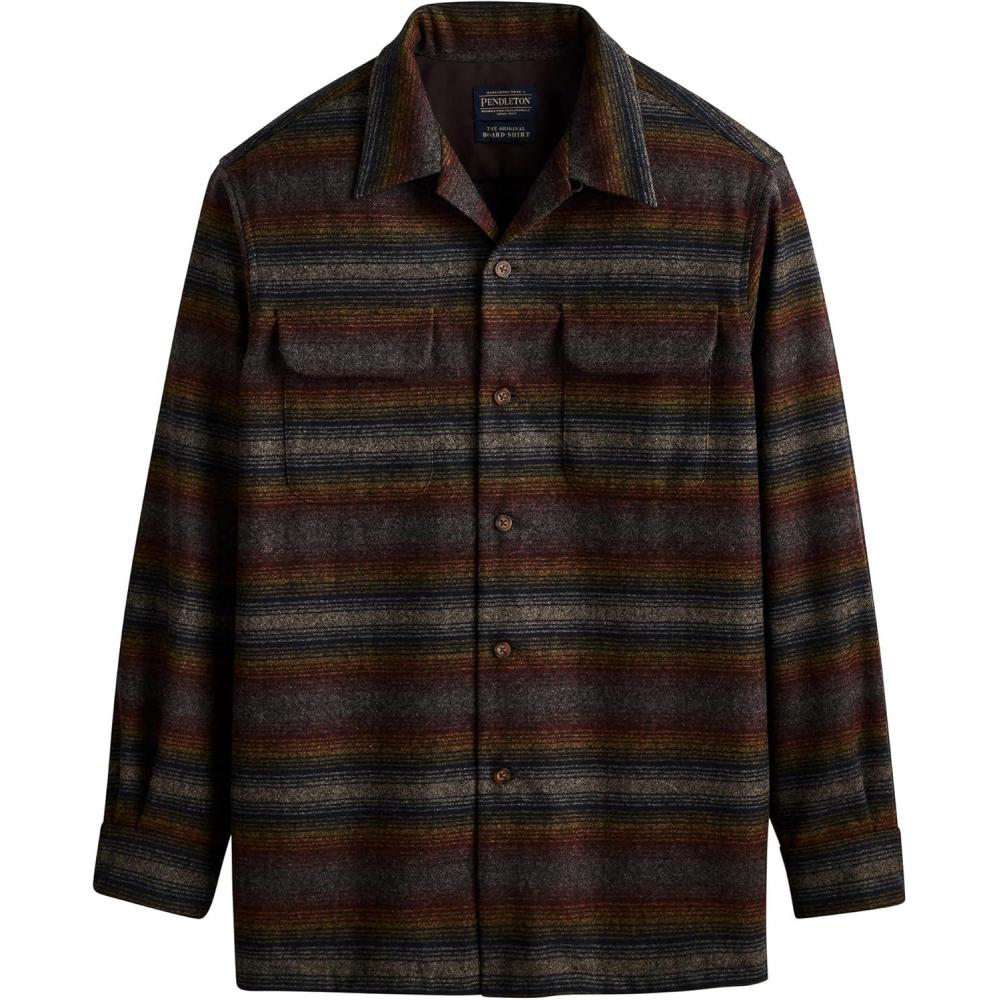imagePendleton Mens ClassicBrown Multi Ombre Stripe