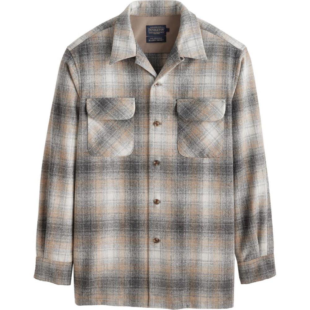 imagePendleton Mens ClassicGrey MixTan Mix Plaid