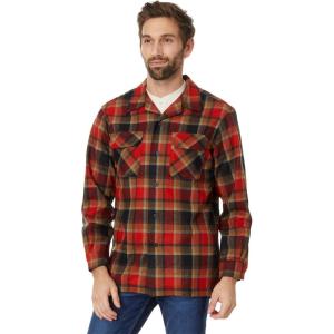 Pendleton Mens Classic(Red/Black Plaid)