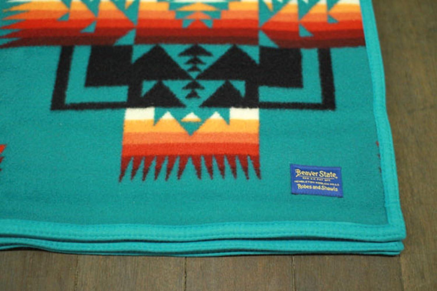 imagePendleton Chief Joseph Turquoise Blanket Throw