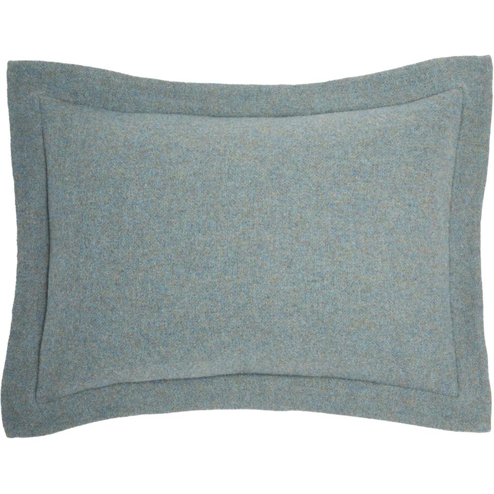 imagePendleton EZC Standard Sham 20quot x 26quot  Decorative Cushion EcoResponsible Wool Pillowcase Envelope Back Slipcover Bedding Accessory  Shale BlueShale Blue