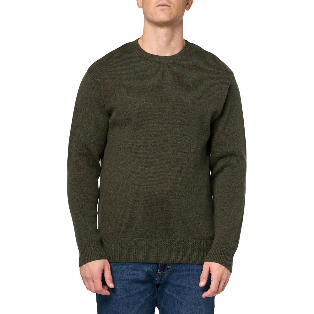 imagePendleton Mens Shetland Wool Pullover Mens Sweater Classic Crewneck for Men Naturally Warm Odor and StainResistantCamo Heather