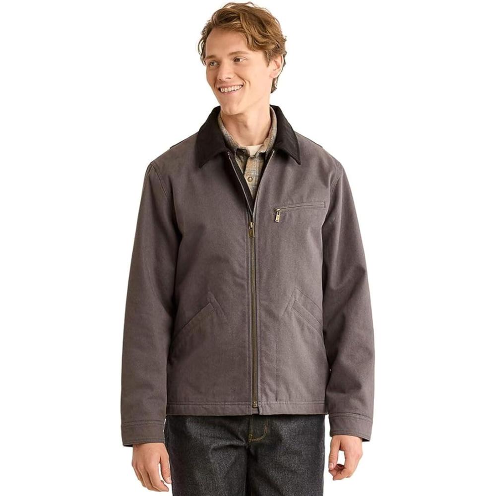 imagePendleton Tahoma Mens Trucker Jacket in Big Sky CanvasAsh