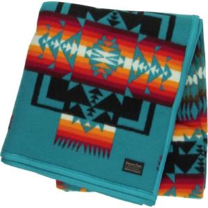 Pendleton Chief Joseph Turquoise Blanket Throw