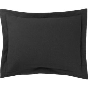Pendleton EZ-C Standard Sham 20″ x 26″ – Decorative Cushion, Eco-Responsible Wool Pillowcase, Envelope Back Slipcover, Bedding Accessory – Shale Blue(Charcoal)