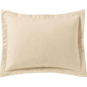 Pendleton EZ-C Standard Sham 20″ x 26″ – Decorative Cushion, Eco-Responsible Wool Pillowcase, Envelope Back Slipcover, Bedding Accessory – Shale Blue(Ivory)