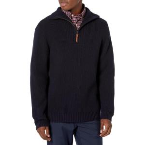 Pendleton Men’s Merino 1/4 Zip Sweater(Dark Navy)