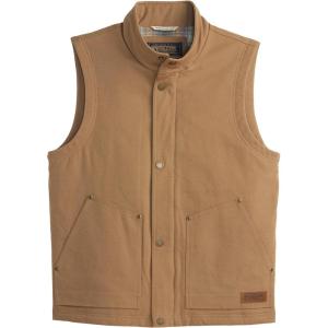 Pendleton Men’s Pine Grove Canvas Vest with Wool Blend Lining(Old Oak)