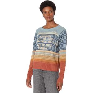 Pendleton Men’s Raglan Sleeve Cotton Graphic Sweater(Glacier Blue Multi)