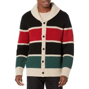 Pendleton Mens Ranger Stripe Lambswool Card(Ranger Stripe Black/Red/Green)